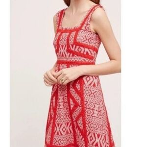 Anthropologie Maeve Emma Dress Sz2 Crochet